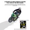 E-ACE Motorrad Reifendruckkontrolle TPMS Digitalanzeige Extern Motorrad Sicherheitsalarm Drahtloser Reifendruckdetektor