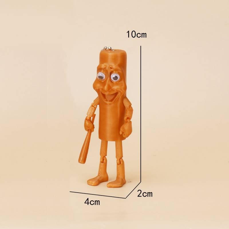 

Тун Тунг Тунгсахура Фигурка Модель 3D Печатная Пластиковая Игрушка Домашний Декор Подарок оранжевый