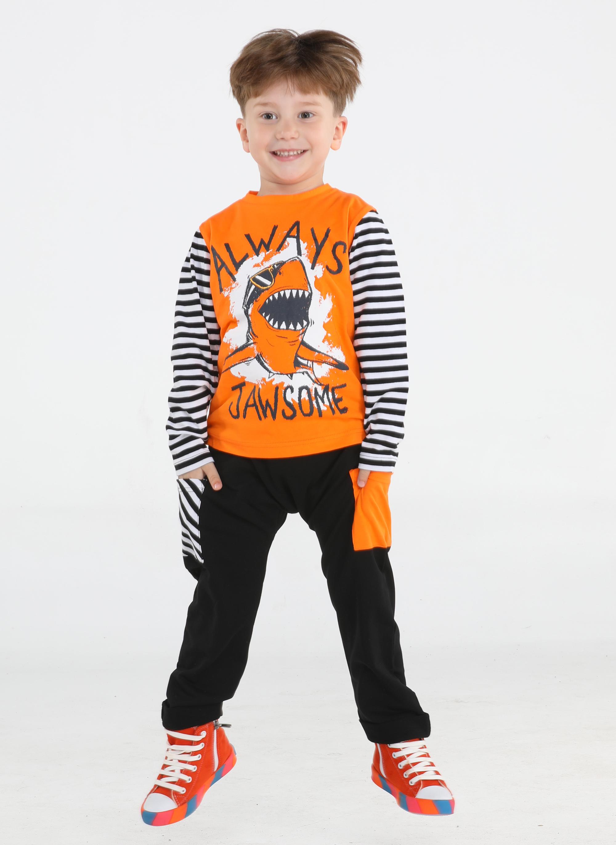 

Jawsome Baggy Erkek Çocuk Pantolon + T-shirt Takım 3 Yaş помаранчевий