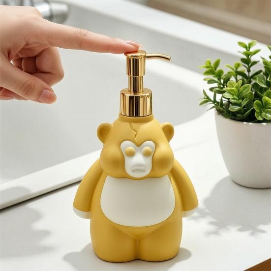250ml Hand Sanitizer Dispensing Bottle Orangutan Design Liquid Soap Bottle Large