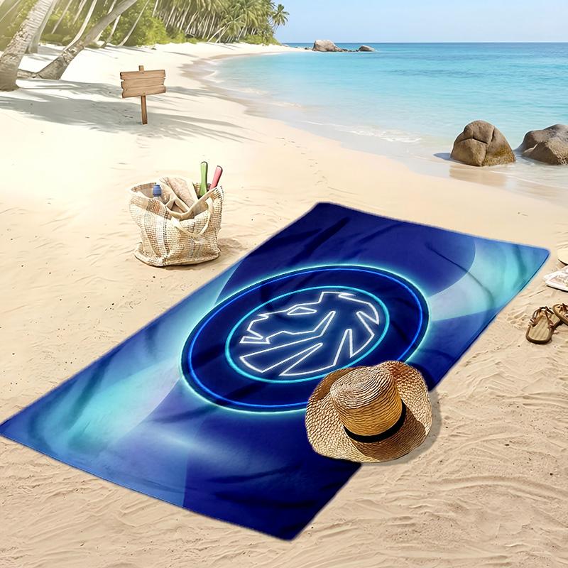 Asciugamano da Spiaggia con Stampa Calcio Millwall, Asciugamano Grande Morbido ad Asciugatura Rapida per Spiaggia Campeggio Nuoto