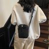 Mobile Phone Bag Lightweight Ultra-thin Waterproof Canvas Small Bag Trendy Brand Men's and Women's Messenger Bags Versatile Walking Bags