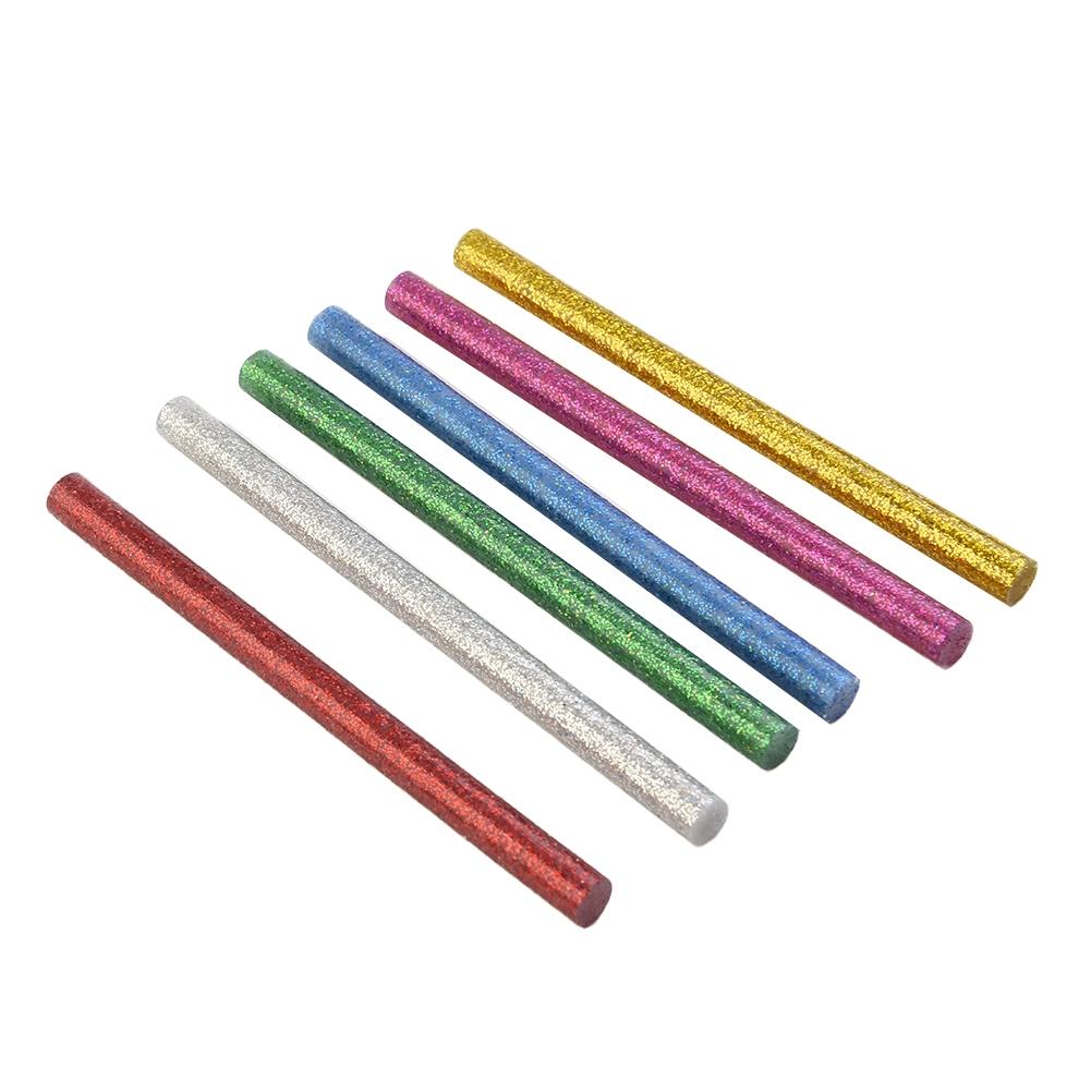 30 Stück Heißkleber Farbe Glitzer Reparatur 7 x 100mm für Bastelarbeiten