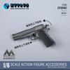[TOYBARJAPAN] Accessorio Action Figure in Scala 1/6 ZYTOYS ZY2042 Modello Pistola Arma in Lega M1911