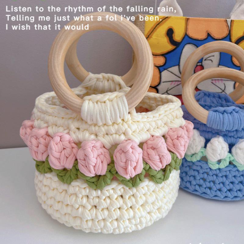 Tulip Hand-Woven Crossbody Bag DIY Kit - Perfect Gift for Your Bestie or Girlfriend