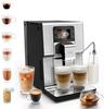 KRUPS EA879EE0 Intuition Experience Pressure Espresso Maker Hot & Cold, Silver