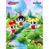 HUGKIS Powerpuff Girls Angel Heart Plush Pendant - Cute Raincoat Doll Gift for Girls