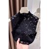 Brushed Lace Sleeveless Vest Women's Spring and Autumn Fake Collar New Inner Layering Shirt