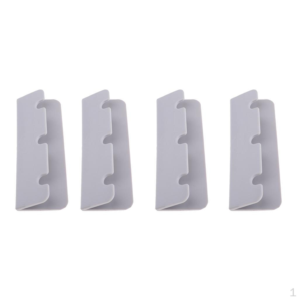 

4Pc Boat Seat Hook Clip Bracket Inflatable Rib Dinghy