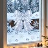 Christmas Static Cling Window Decoration Stickers for Home Living Room Bedroom Holiday Party