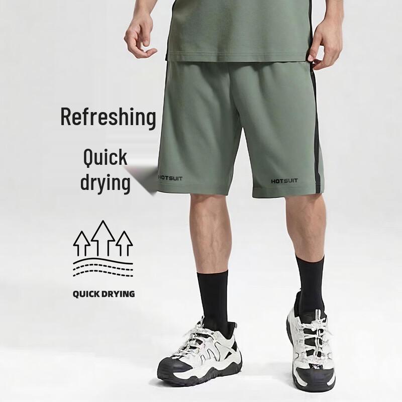 HOTSUIT Men s Quick-Dry Summer Sports Shorts 3XL