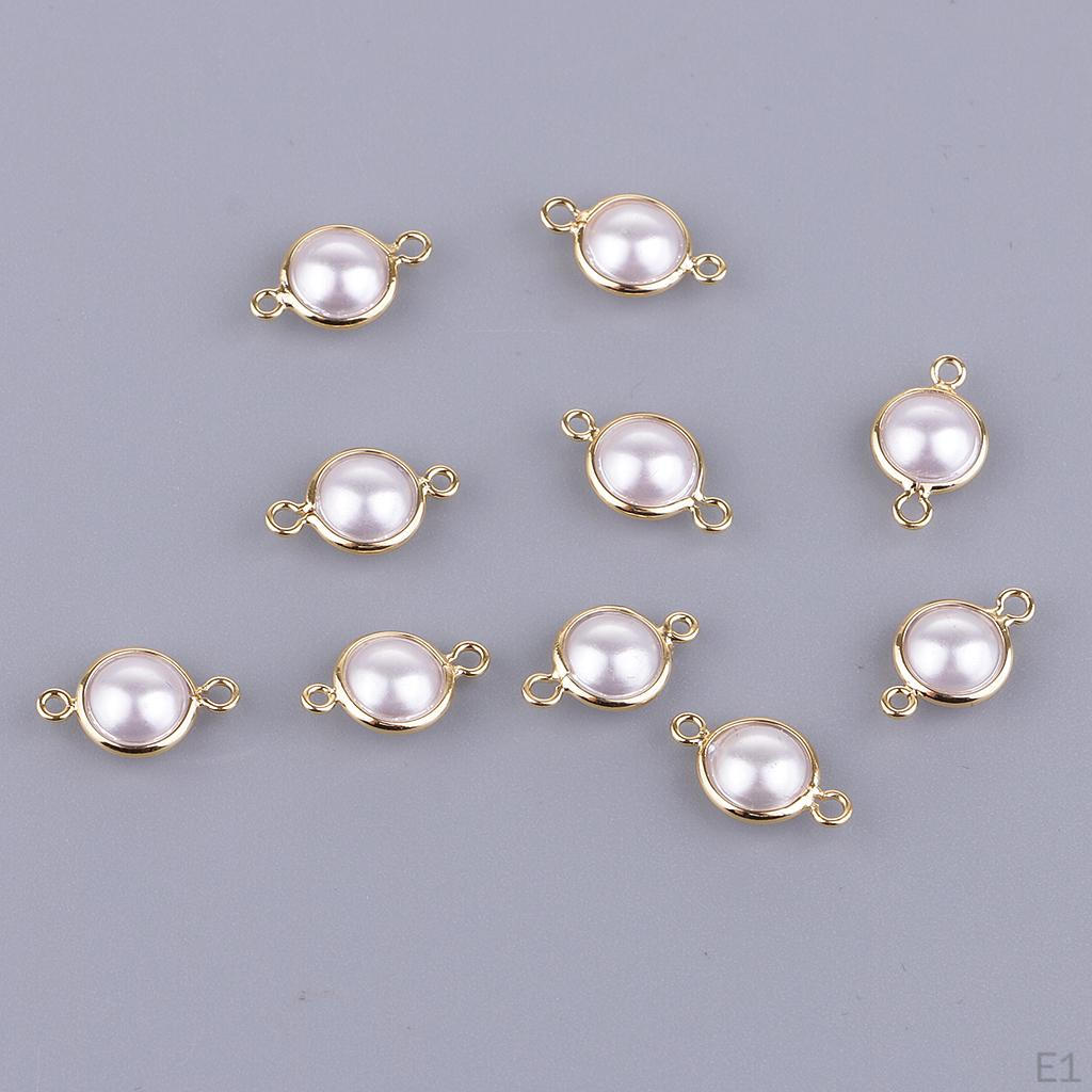 10 Cabochon Bead Connector Pendant DIY Bracelet Jewelry Making