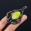 Stichtite Gemstone Pure Copper Wire Wrapped Designer Handmade Pendant Jewelry