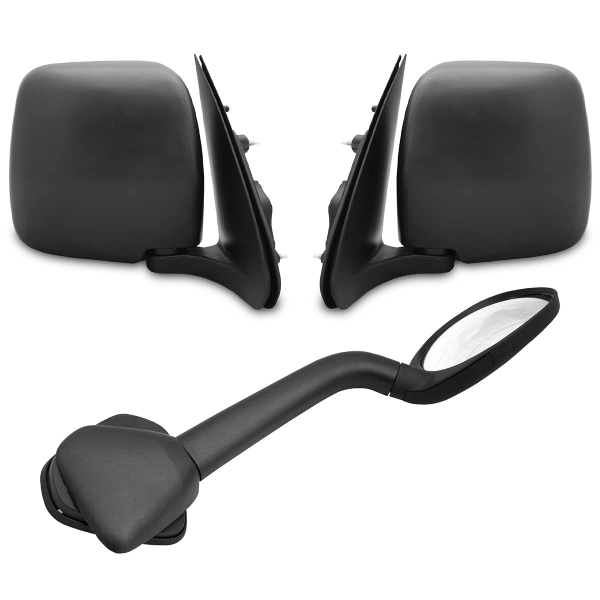 

Regius Ace 200 Series DX Genuine Door Mirrors and Guts Mirror and Under Mirror Set TRISTAR S [Hiace (1st-7th Generation)] (Left Right) чёрный