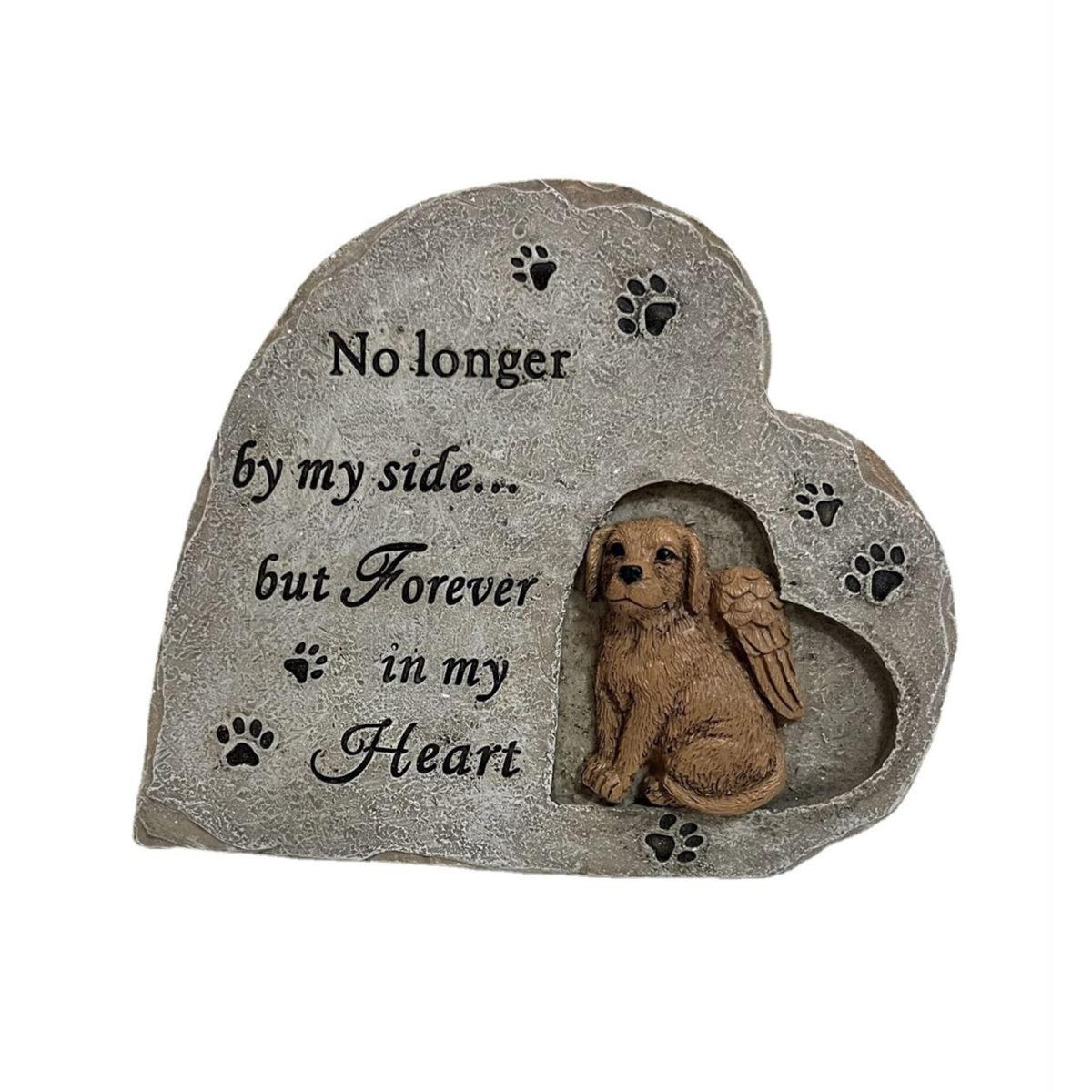 

Yousheng Dog Memorial Stone Смола Надгробие для щенков Садовый надгробный камень для домашних животных Открытый мемориальный камень Подарок для владельцев собак в память о потере питомца Little Dog