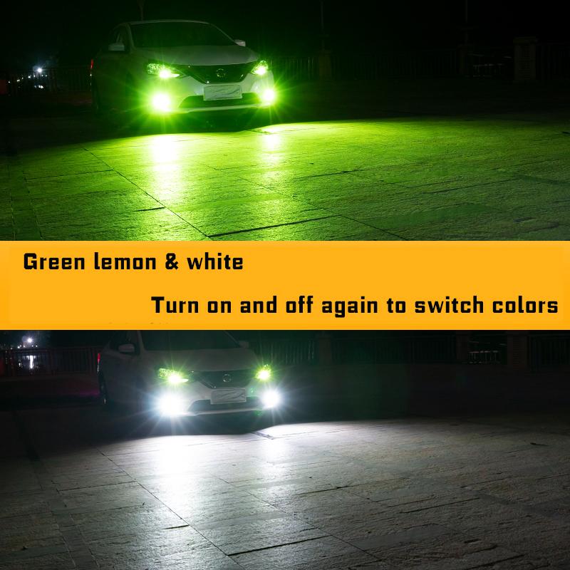 2Pcs Helle H11 H8 Led Auto CSP HB3 HB4 9005 9006 LED Nebel Lampe Scheinwerfer Birne DC12-24V H7 auto Nebel Lampe DRL