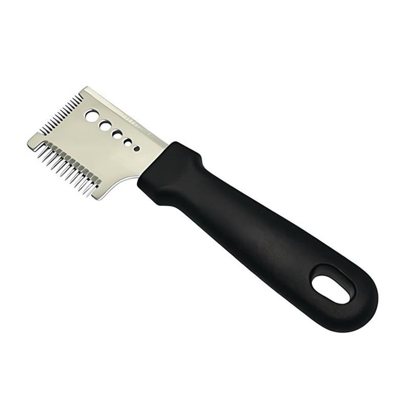 304 Stainless Steel Multi-functional 4-in-1 Onion Knife: Slicer, Grater, Strip Cutter, Chopper.