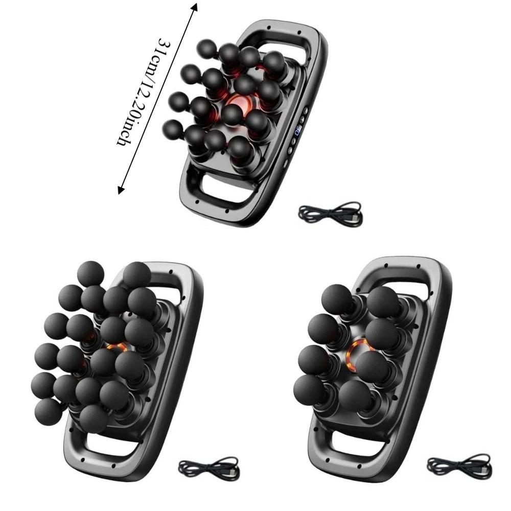 8/16/22-Head Fascia Massager High-Frequency Vibration Handheld Muscle Massage Machine Full Body