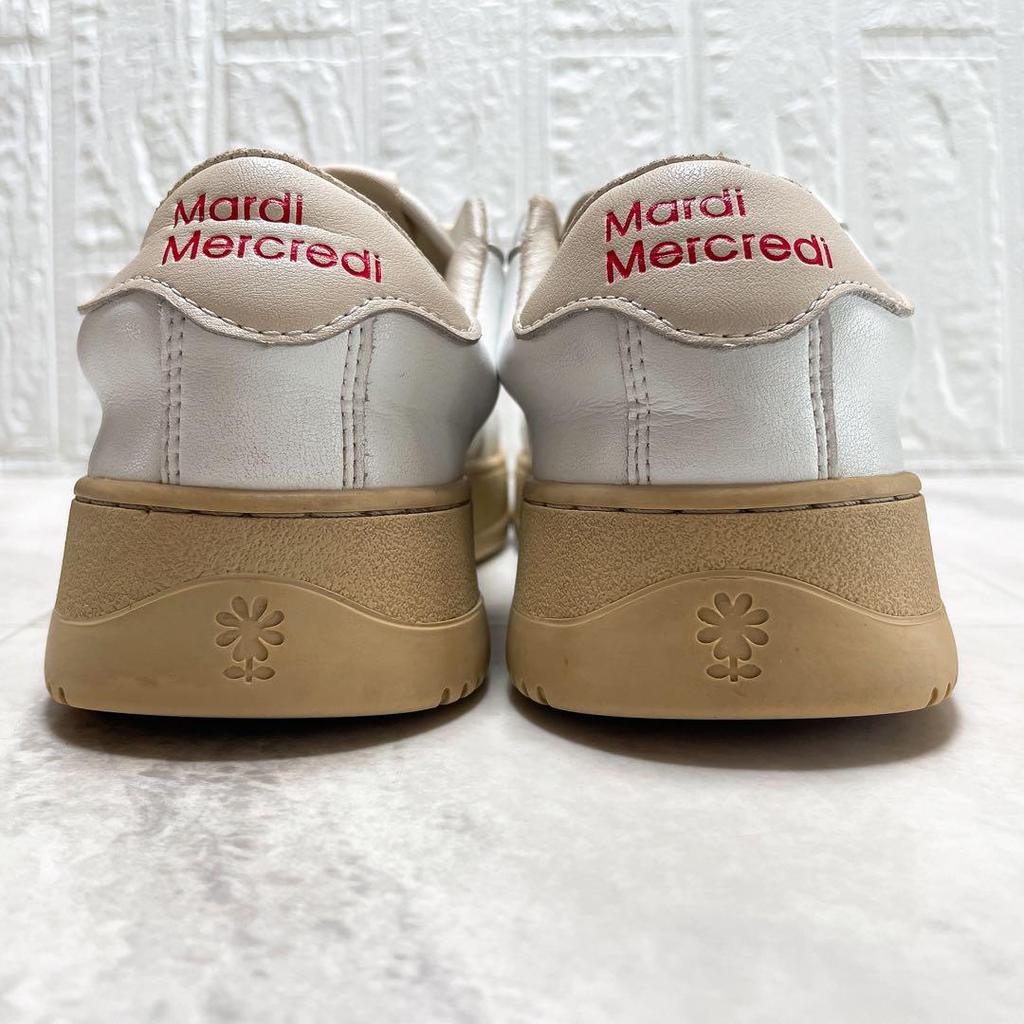 [USED] Mardi Mercredi Leather Sneakers, Size 23.5cm
