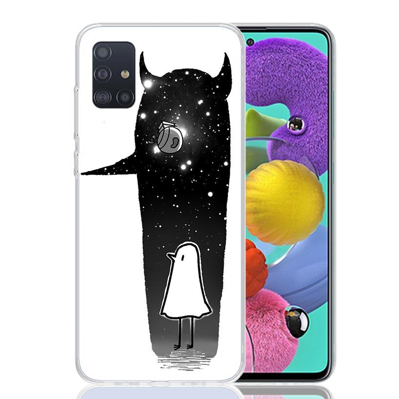 Oyasumi Punpun Phone Case For Samsung Galaxy A52 A32 A22 A12 A02S A50S A30S A51 A31 AA71 Note 20 Ultra 10 S10 Plus Galaxy A52 A4