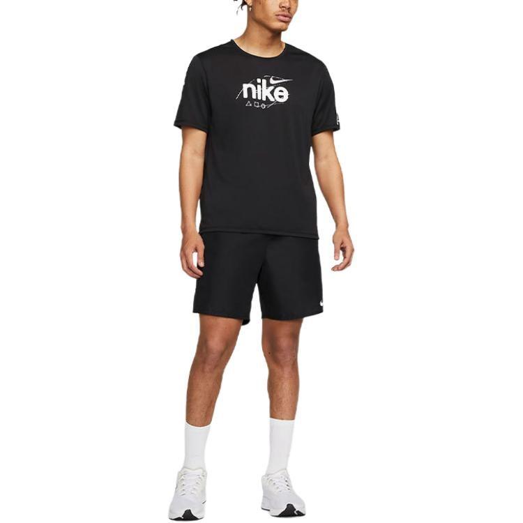 Nike DRI FIT MILER T Shirt Men's Black DQ4735-010