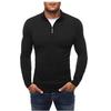 Men's Slim Fit High Neck Zipper Pullover Sweater