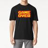 Adult Unisex T Shirt - Game Over -Retro Video Game Graphic Cool Kid Father's Day