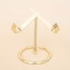 1 PC Simple Metal Love Crystal Base, crystal ball ore standard base, crystal stone bracket, suitable for home living room office decoration