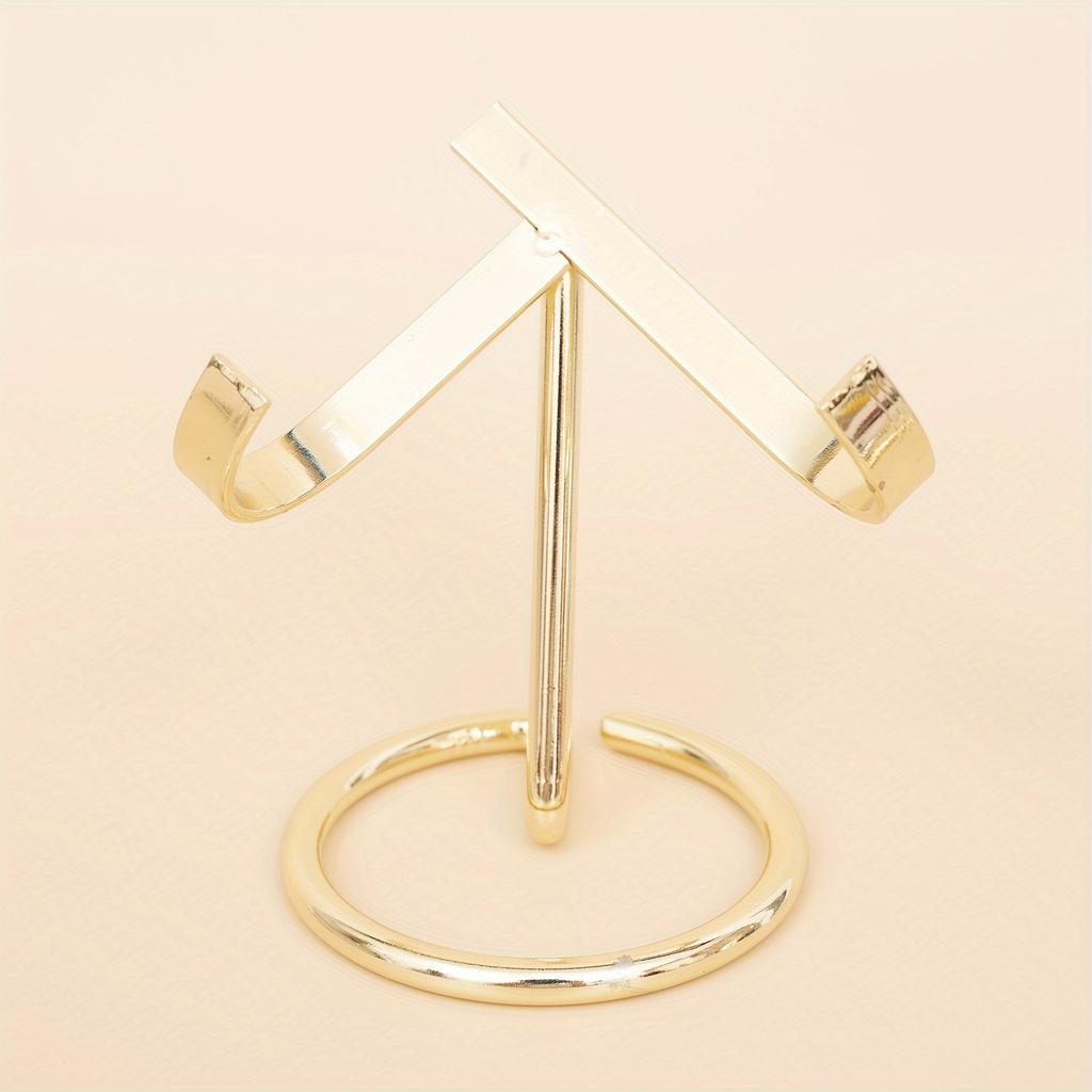 1 PC Simple Metal Love Crystal Base, crystal ball ore standard base, crystal stone bracket, suitable for home living room office decoration