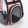 Breathable Pet Shoulder Bag Transparent Foldable Pet Carrier Lightweight Large Capacity Portable Shoulder Strap Bag