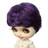 Linfairy inch Doll Short Curly Wig 9-10 (Purple)