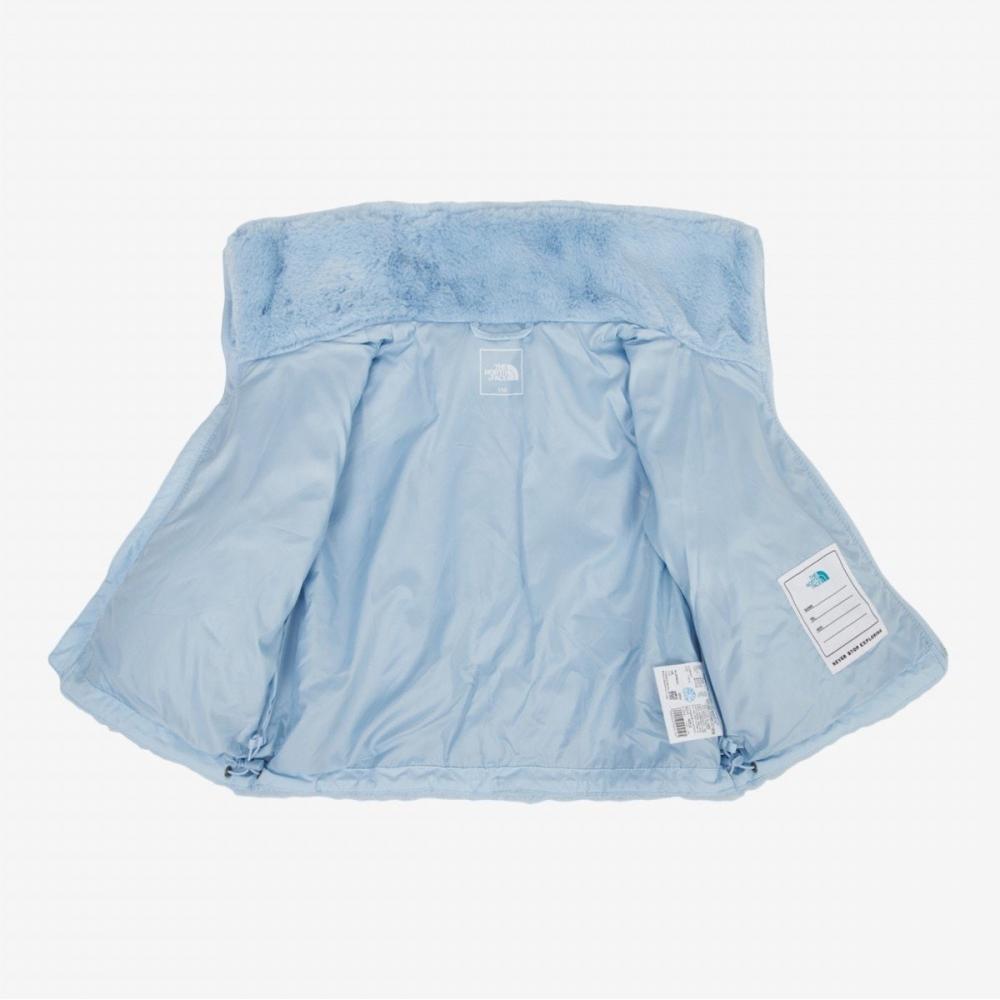 The North Face Kids Nj4fr52u Girls Puppy Fleece Jacket Light Blue