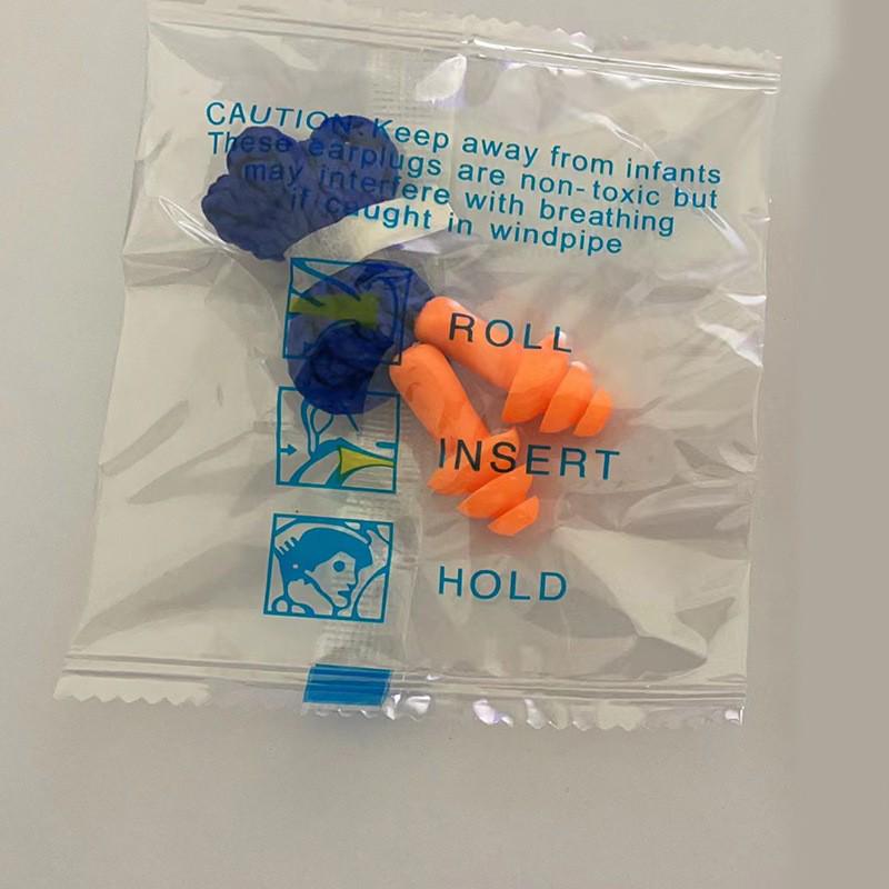Soundproof Waterproof Silicone Earplugs with Anti-lost Cord for Swimming and Noise Reduction