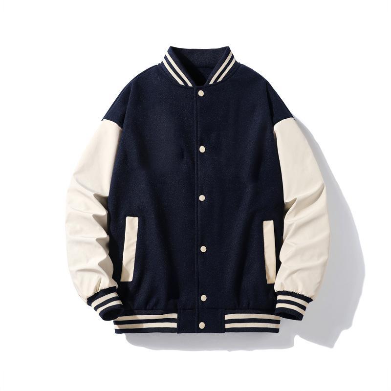 New Baseball Clothes Men's Coat Spring and Autumn Jackets Stand Collar Clothes Autumn Fashion Winter Tide Instagram Couple Clothes