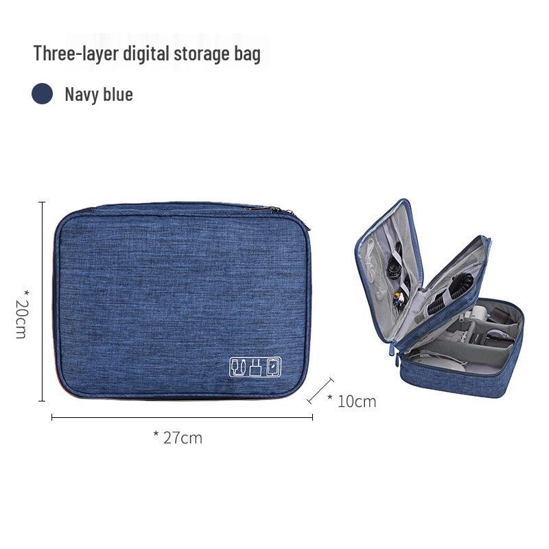 Portable Large Capacity Waterproof Multi-Functional Storage Bag for Electronics & Makeup