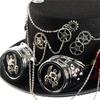 Victorian Style Mesh Caps Gothic Headpiece Adjustable Goggles Headwear Costume Accessories For Theme Parties Halloween