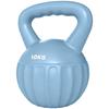 Kettlebell 6 kg Weight, Sand-Filled Weight for Beginners, Home Strength Training, 21 x 21 x 27 cm, Blue