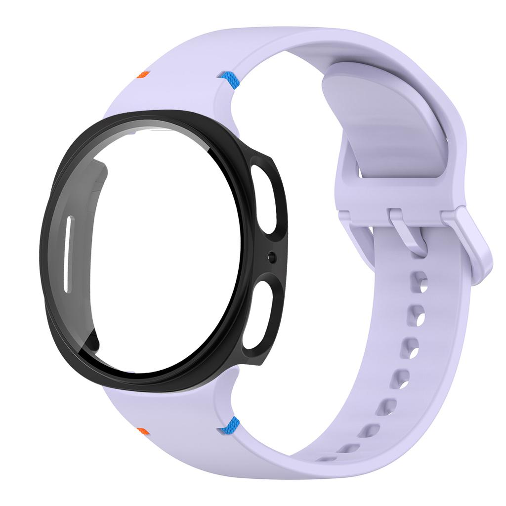 NEW Case+Silicone Strap For Samxung Galaxy Watch 8 40mm 44mm Smart Watch Bracelet Original WristBand PC Protector Watch8 Cover