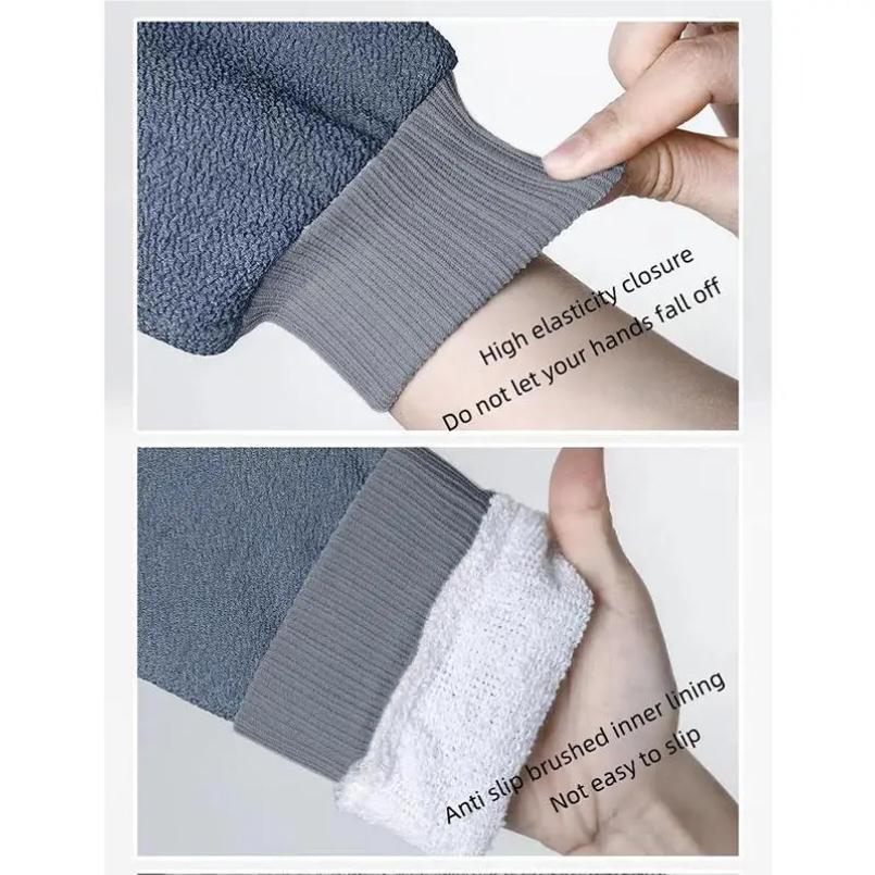 1/3Pcs Body Cleaning Washcloth Soft Brush Home Hotel Bathroom Shower Ball Back Scrubber Set Exfoliating Skin Towel Bath Gloves