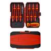 Ergonomic Grip Multipurpose 13 in 1 Insulated Screwdriver Kit 1000V Heat Treated Steel Tool for Industrial Household Use