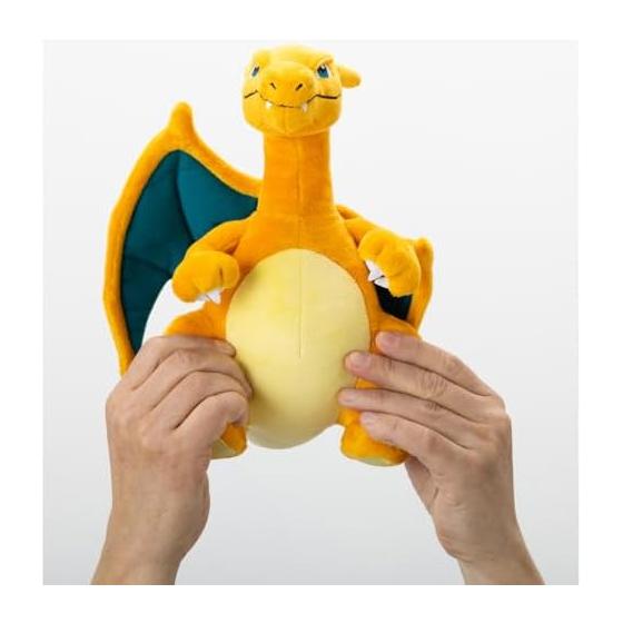 Pokemon Pyokorin Series Flying Charizard Plush Toy Width Approximately 29cm
