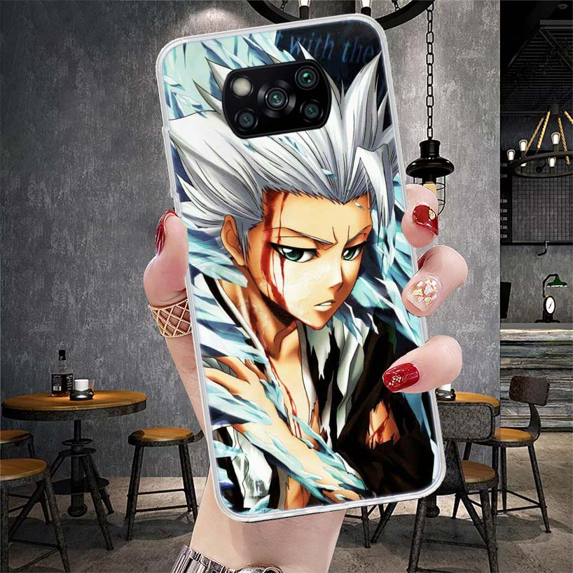 Hitsugaya Toushirou Bleach Soft Phone Case For Xiaomi Redmi 15C 15 13C 13 Poco X5 X6 X7 F7 Ultra M7 12C 12 10 10C 9C 9A 9T 9 Fun