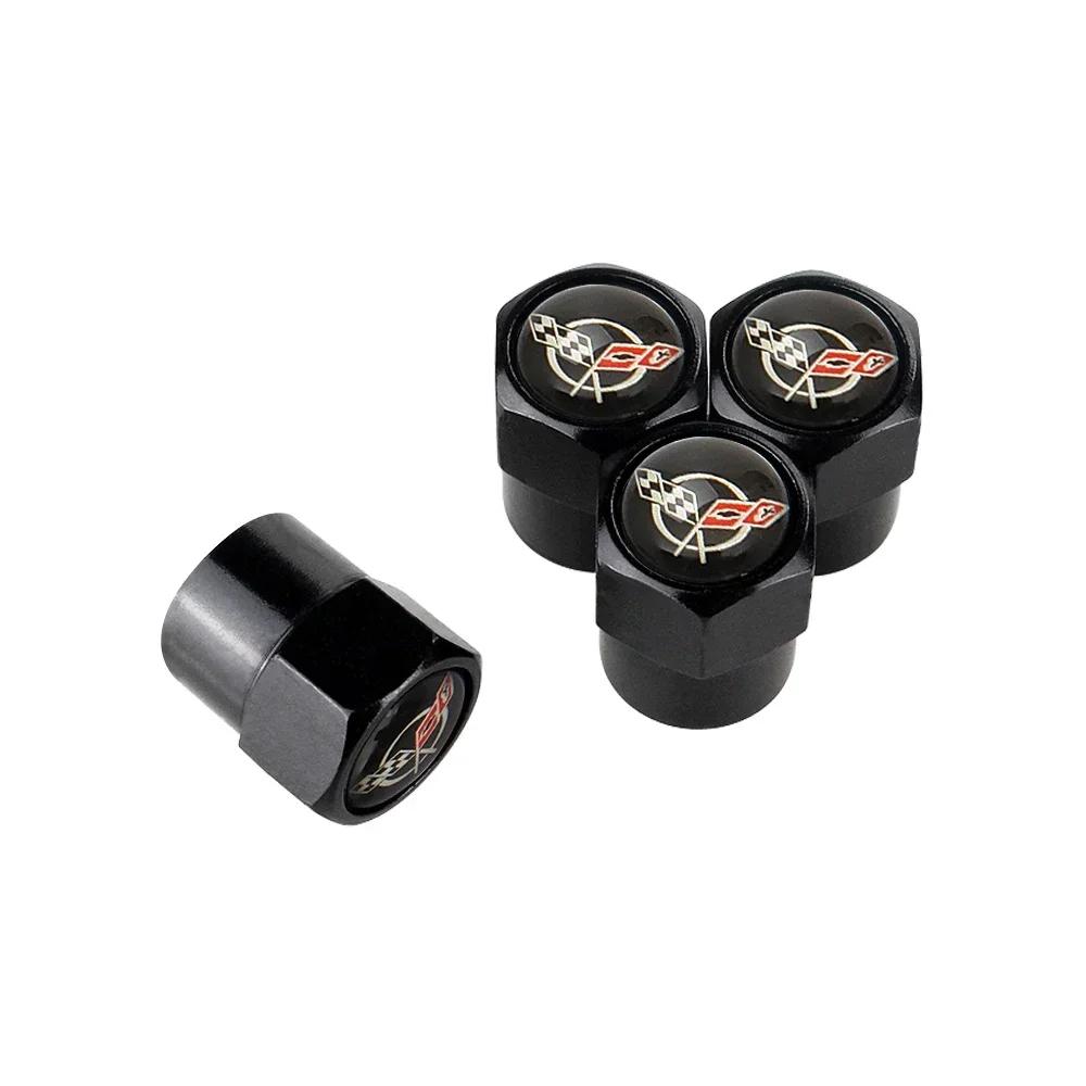 4PCS Alloy for Chevrolet Car Emblem Tire Valve Caps Sail Silverado Cruze Captiva Malibu Orlando Aveo Lacetti Wheel Stem Covers  KA9