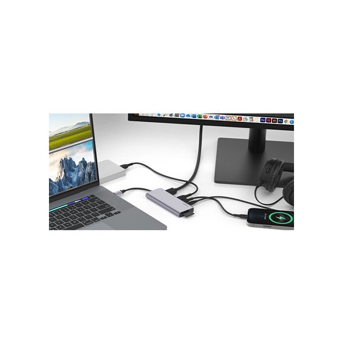 Hub USB-C - Belkin - Station D'accueil 7 Ports - Power Delivery 100 W - HDMI 4K - RJ-45