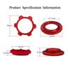 Bike Hub Center Lock To 6 Hole Adapter Mountain Bicycle Centerlock Hubs Middle Lock Conversion Seat 6 Bolt Rotor Disc Brake Part