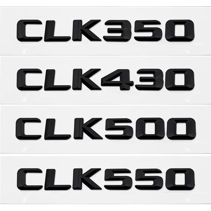 FCUI6 Car Tail Trunk Emblem Sticker Auto Old Style Letter Badge Decoration for Mercedes Benz CLK Class CLK350 CLK430 CLK500 CLK550
