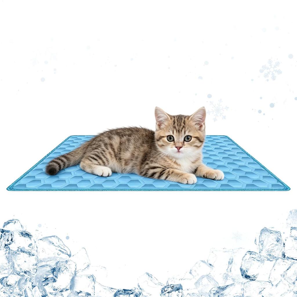 Non Slip Washable Dog Cooling Pad Cushion for Small Medium Large Breeds Resting Camping Travel Shelter Backyard Kennel Indoor