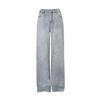 High-Waisted Rhinestone Wide-Leg Jeans for Women – Spring Loose, Drapey, Slimming, Floor-Length Versatile Pants