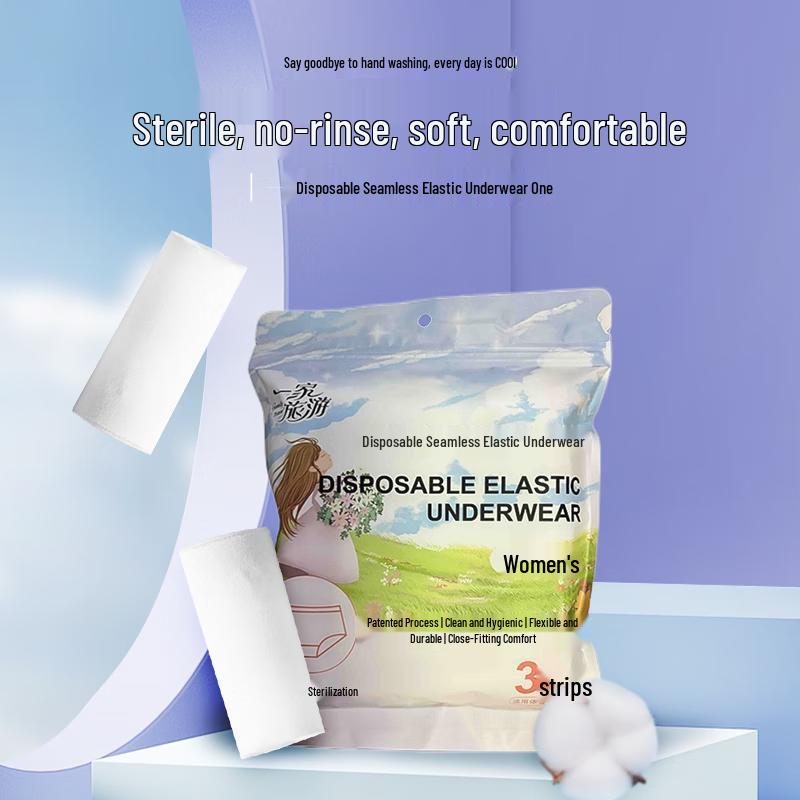 Women s Disposable Seamless Travel Underwear