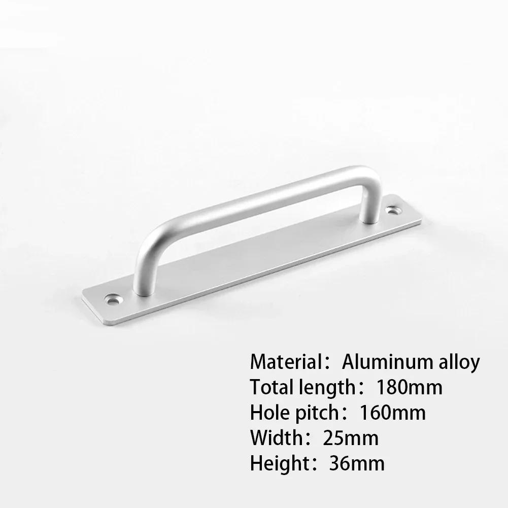 Industrial Style Aluminum Alloy Handle for Wooden Doors and Sliding Doors Stable and Strong Screw Installation